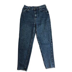 2/$30 Lee Riders Jeans Womens 14M High-Waisted Stone Washed Denim Tapered Leg Vi